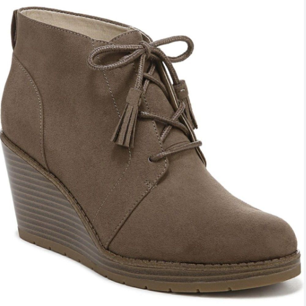 DR. SCHOLL'S SHOES ONE LOVE WOMENS CASUAL WEDGE SHOOTIES